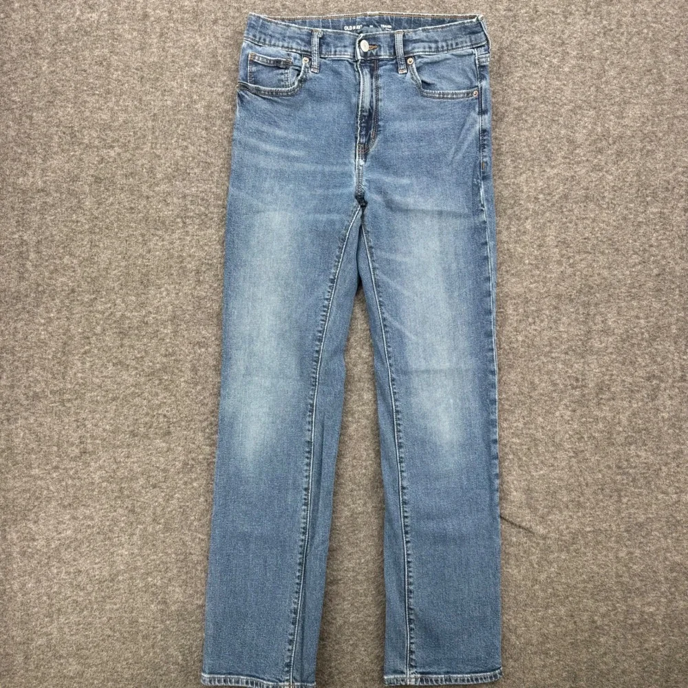 Old Navy Boys Straight Built-In Flex Jeans Medium Wash Size 16 Denim Pants